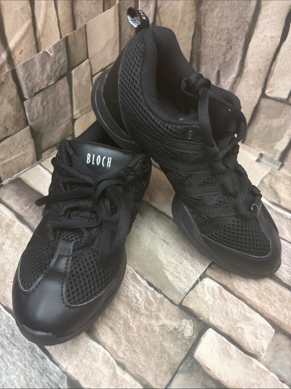 Bloch Black Athletic Dance Sneakers Sz 5.5